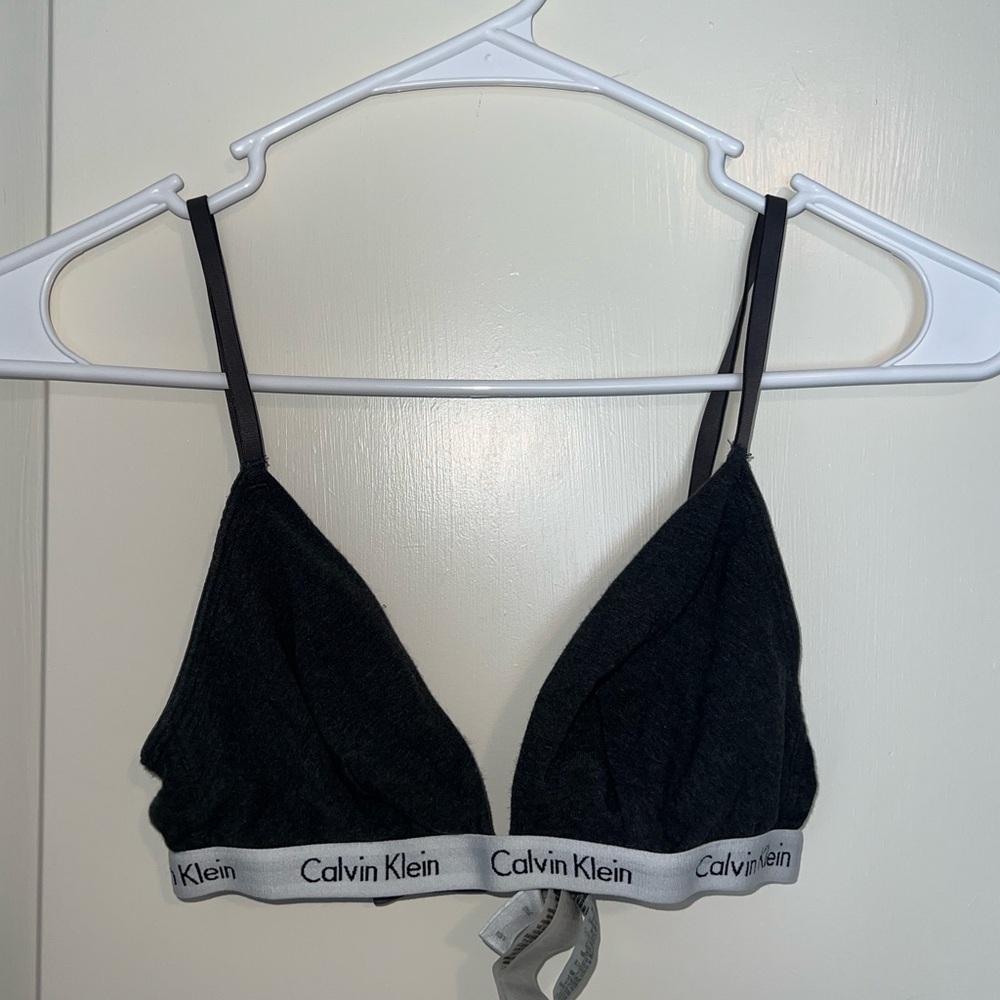 Calvin Klein Dark Grey Bra